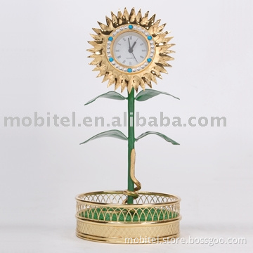 Sunflower Desk Clock (M-6001)